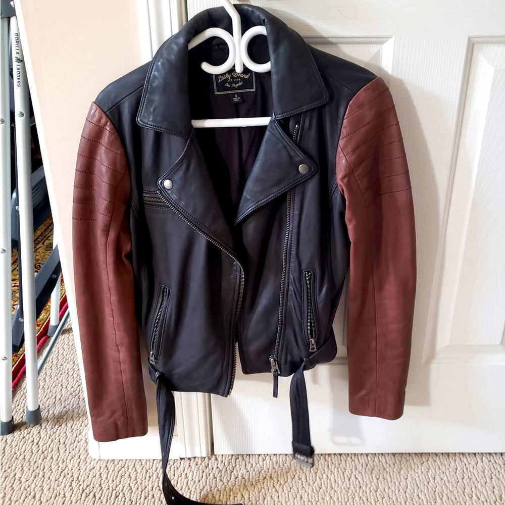 Lucky brand leather jacket